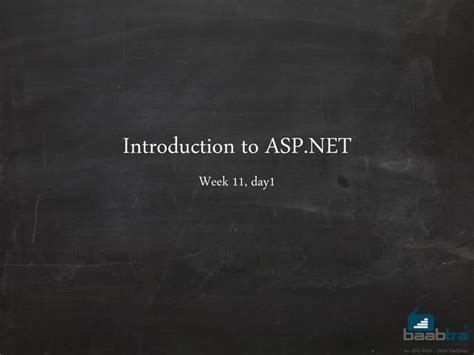 Asp.net Tutorial 1 的图像结果