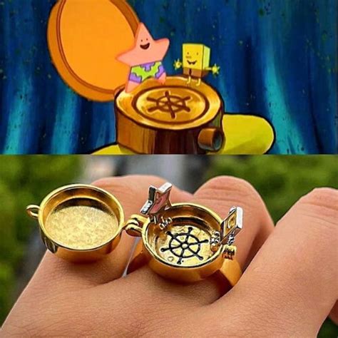 BFF Ring Best Friends Forever Ring Spongebob Ring - Etsy UK