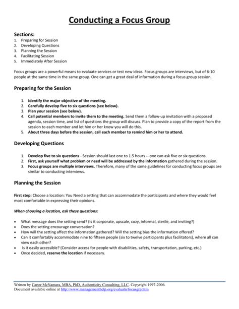 Image result for Focus Group Guide