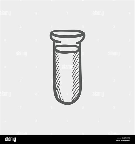 Test tube sketch icon Stock Vector Image & Art - Alamy