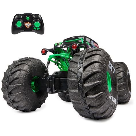 Monster Jam, Official Mega Grave Digger All-Terrain Remote Control Monster Truck, Over 2 Ft ...