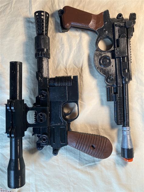 Han Solo DL-44 and IB-94 Replica Blaster Set Handcrafted Star Wars ...