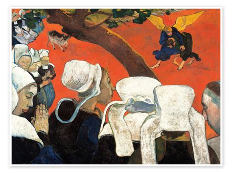 Paul Gauguin Vision After The Sermon Gauguin's Vision