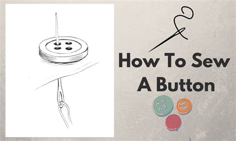 Image result for Sewing a Button Tutorial