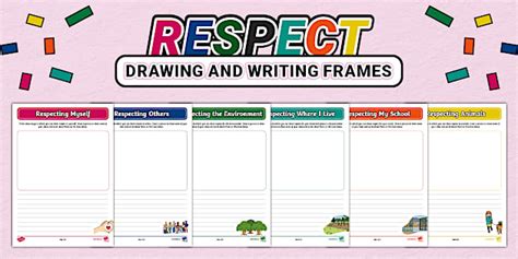 Respect Drawing And Writing Frames - KS1 - Twinkl