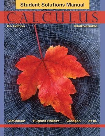 Buy Calculus: Multivariable Student Solutions Manual Book Online at Low ...