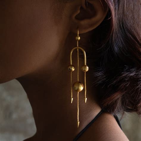 DECO Gold Trio Earrings – Baka
