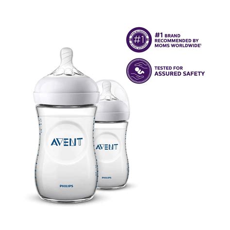 Philips Avent Natural Feeding Bottles With Teat 260 ml