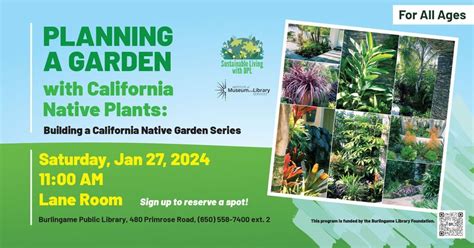 Planning a Garden with California Native Plants, Burlingame Public ...