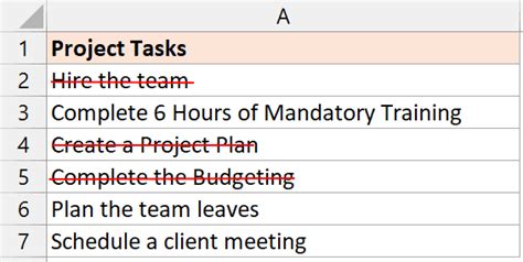 How to Strikethrough in Excel (5 Ways + Shortcuts) - Spreadsheet Planet