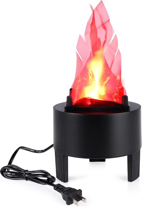 Amazon.com: 3D Artificial Flame Lamp,110V Mini 3D Fake Fire Lamp ...