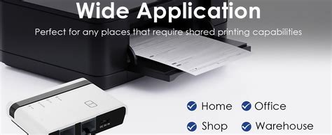 atdaraz USB Wireless Print Server, WiFi Print Server with 10/100Mbps ...