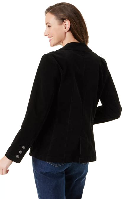 Gloria Vanderbilt Women's Fitted Corduroy Blazer | Belk