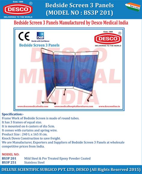 Medical Bedside Screen 3 Panels - Manufacturers, Suppliers & Exporters ...
