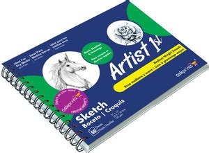 Askprints Artist Sketch Book Wiro Bound 9 x 12 inches 100 Pages (Acid ...