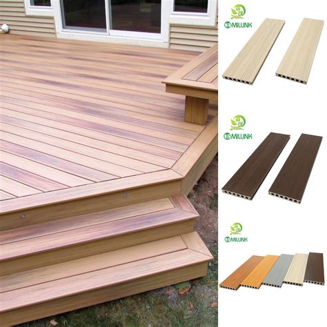 China Manufacturer Round Hole Square Hole Colorful Wood Plastic ...