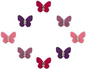 Comet Busters Beautiful Butterfly Bindi With Stone (9mm) (BV1610 ...