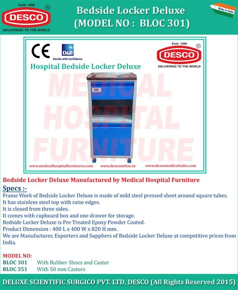 Deluxe Bedside Locker - Manufacturers & Suppliers India