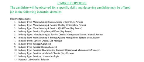 Industrial Summer Training Programme for Pharmacy & Life Sciences with ...