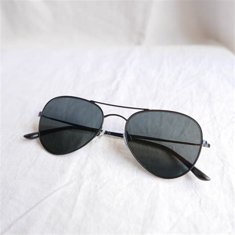 ARMANI "Black" Tear Drop & Strait-Center Sunglasses -Dead Stock ...