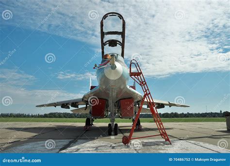 Ukrainian Air Force MiG-29 Fighter Plane Editorial Photography - Image ...