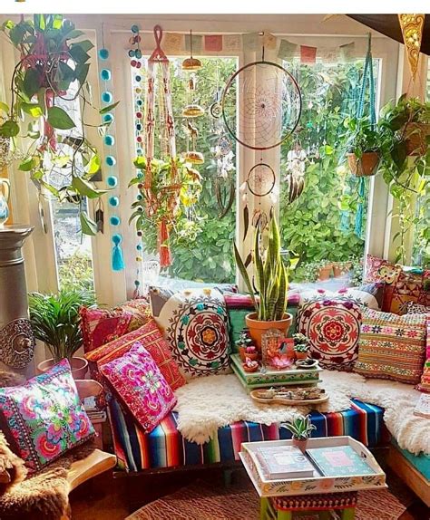 Pin on my kinda boho | Bohemian living room decor, Bohemian bedroom ...