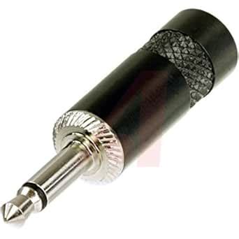 REAN/Neutrik Phone Connectors 3.5Mm Mono Plug Black/Silver Rean (10 ...