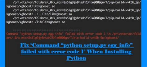 Image result for Python Setup Failed Error