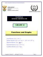 Image result for Functions Grade 12 Notes.pdf