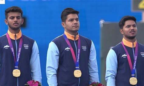 Asian Games: Abhishek, Ojas, Prathamesh win gold in Compound Men's Team ...