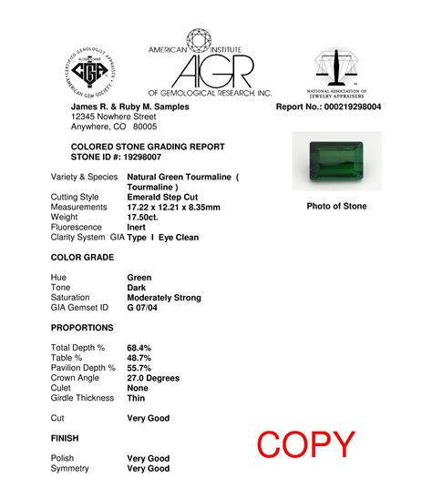 Gem Classification Warning 的图像结果