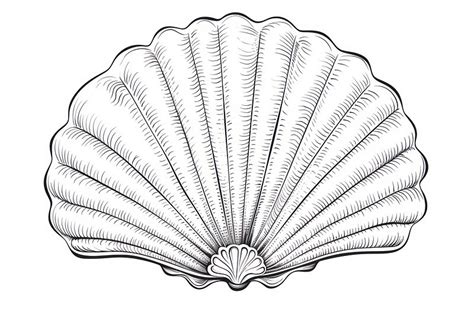 Image result for Shell Outline Design