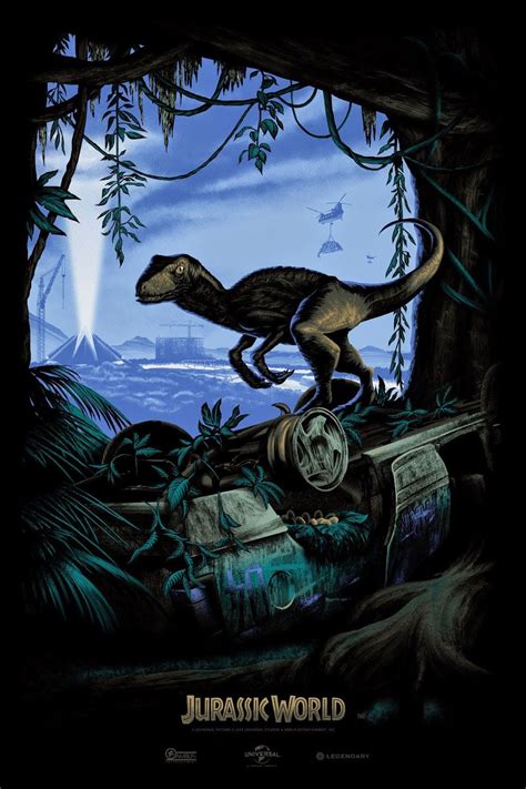 Jurassic World Poster by Mark Englert to be Distributed at Comic-Con ...