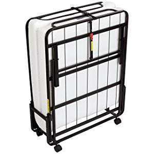 Amazon Basics Premium Rollaway Single Folding Steel Bed with 4 Inch ...