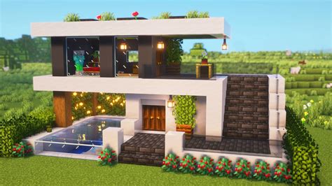 Image result for Minecraft Modern House Tutorial