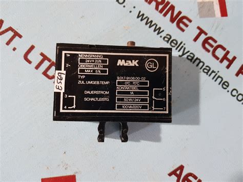 Mak 9.01.7-91.08.00-02 Plug In Relay 50W/24V – Aeliya Marine Tech