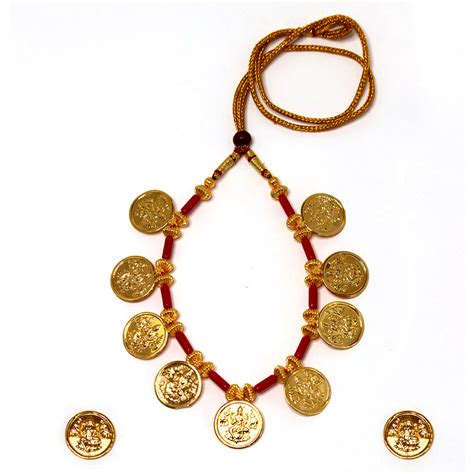 Kolhapuri Gold Plated Coin Necklace – Kalapuri