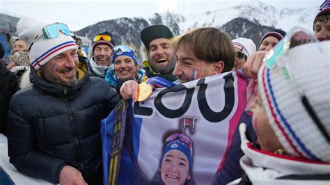 Biathlon fans create electric atmosphere at Anterselva Arena during ...