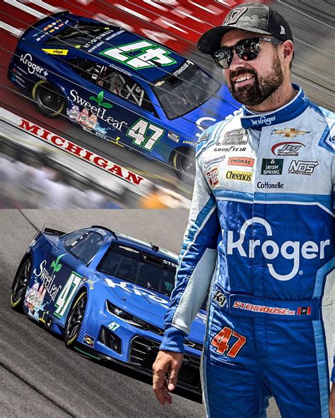 Download Ricky Stenhouse Jr. With Cars Wallpaper | Wallpapers.com