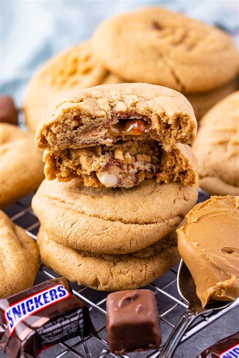 Snickers Peanut Butter Cookies