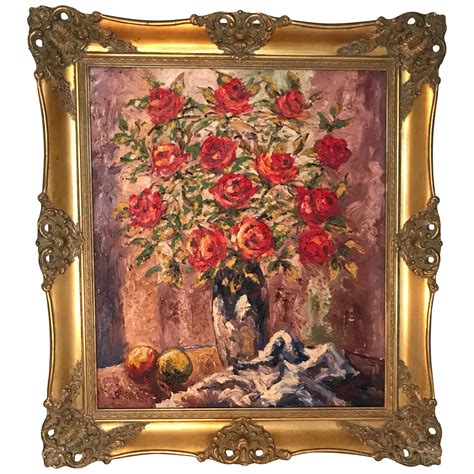 Antique Oil on Canvas Painting of Mother and Son, Denmark, circa 1900 For Sale at 1stDibs