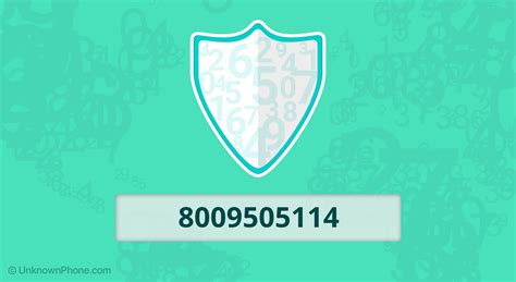 8009505114 | Who Called Me from (800) 950-5114?
