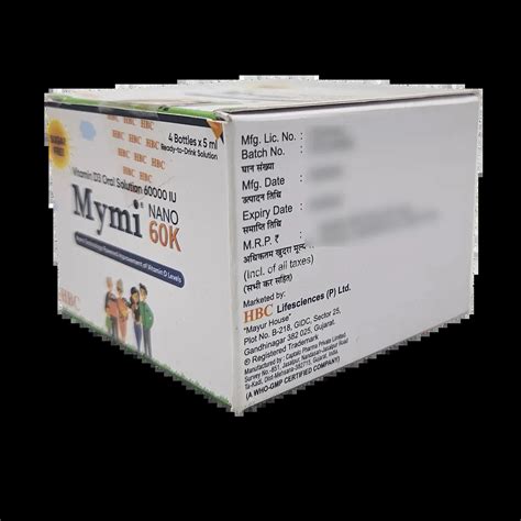 Buy Mymi Nano 60k Solution 5 Ml at Best Price | Medkart