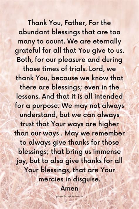 Short Prayer of Thanks 的图像结果