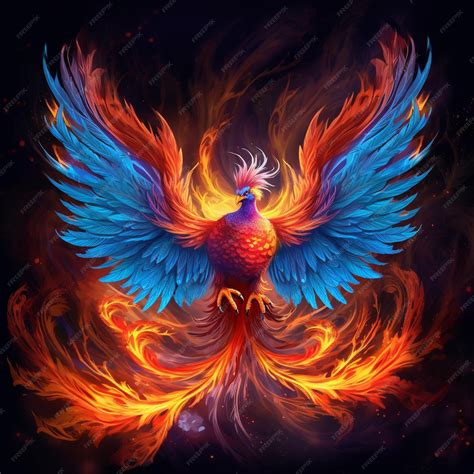 Premium Photo | Phoenix Reborn A Collection of Flaming Bird Designs ...