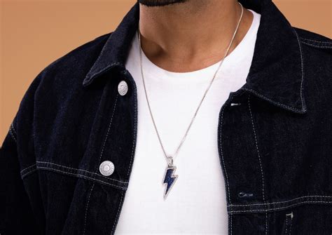 Buy Iced Flash Silver Pendant For Men & Women – ORIONZ
