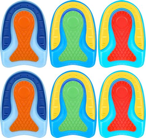 Amazon.com: Janmercy 3 Pairs Heel Cups for Heel Pain Relief Sport Traction Shock Absorbing ...