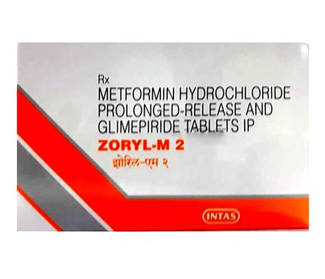 Zoryl-M 2 Tablets – DelMeds.com
