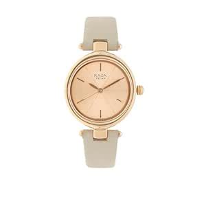 Titan Raga Viva analog Rose Gold Dial Women's Watch NM2579WL01 ...
