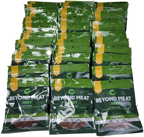 Beyond Meat LOT OF 40 Jerky Plant Based 3 oz Slow Roasted Cooked 10 g ...